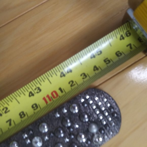 Leather Belt with PU metal studs and Rhinestones 110 cm 43 inch belt main image 9